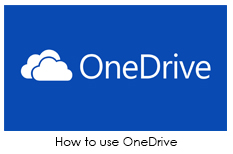 How to use OneDrive Graphic