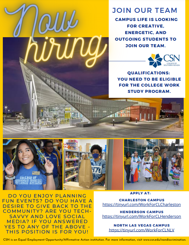 Hiring Flyer All Campuses