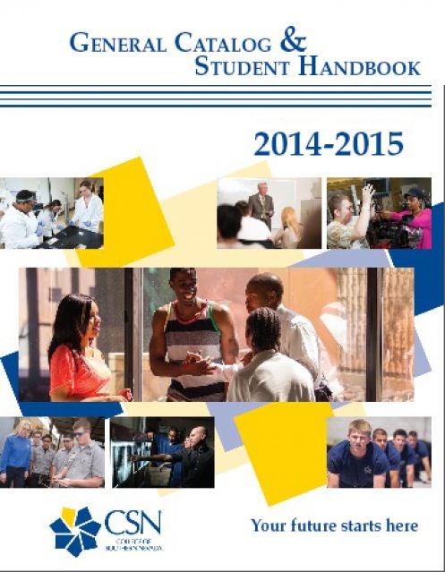 2014 2015 Catalog Student Handbook CSN