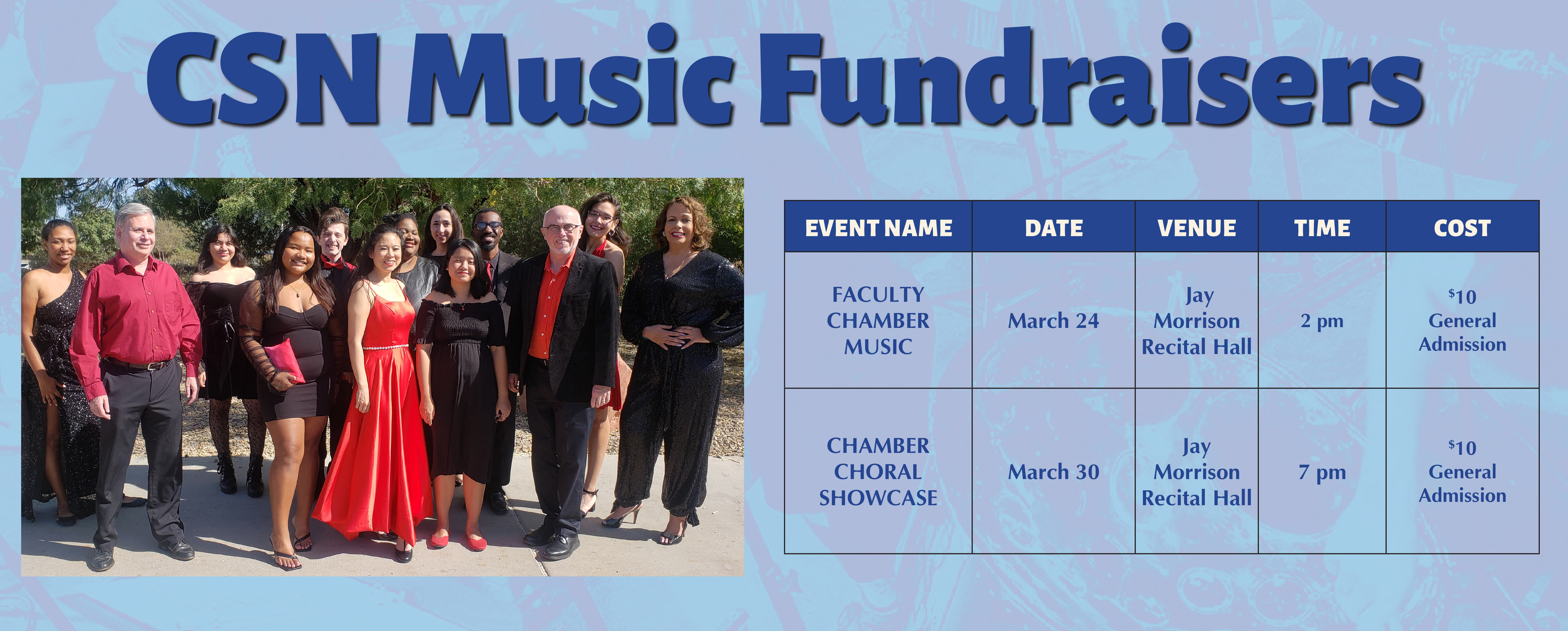 CSN Music Program Fundraisers