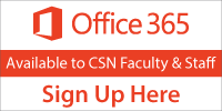 Sign up to get Office 365 for CSN Faculty and Staff