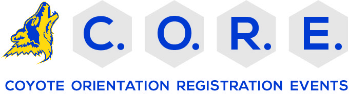 Coyote Orientation Registration Events (CORE) Logo
