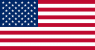 Image of US Flag wide angle view