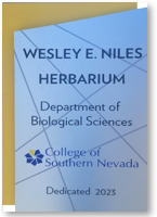 Wesley E. Niles Herbarium 