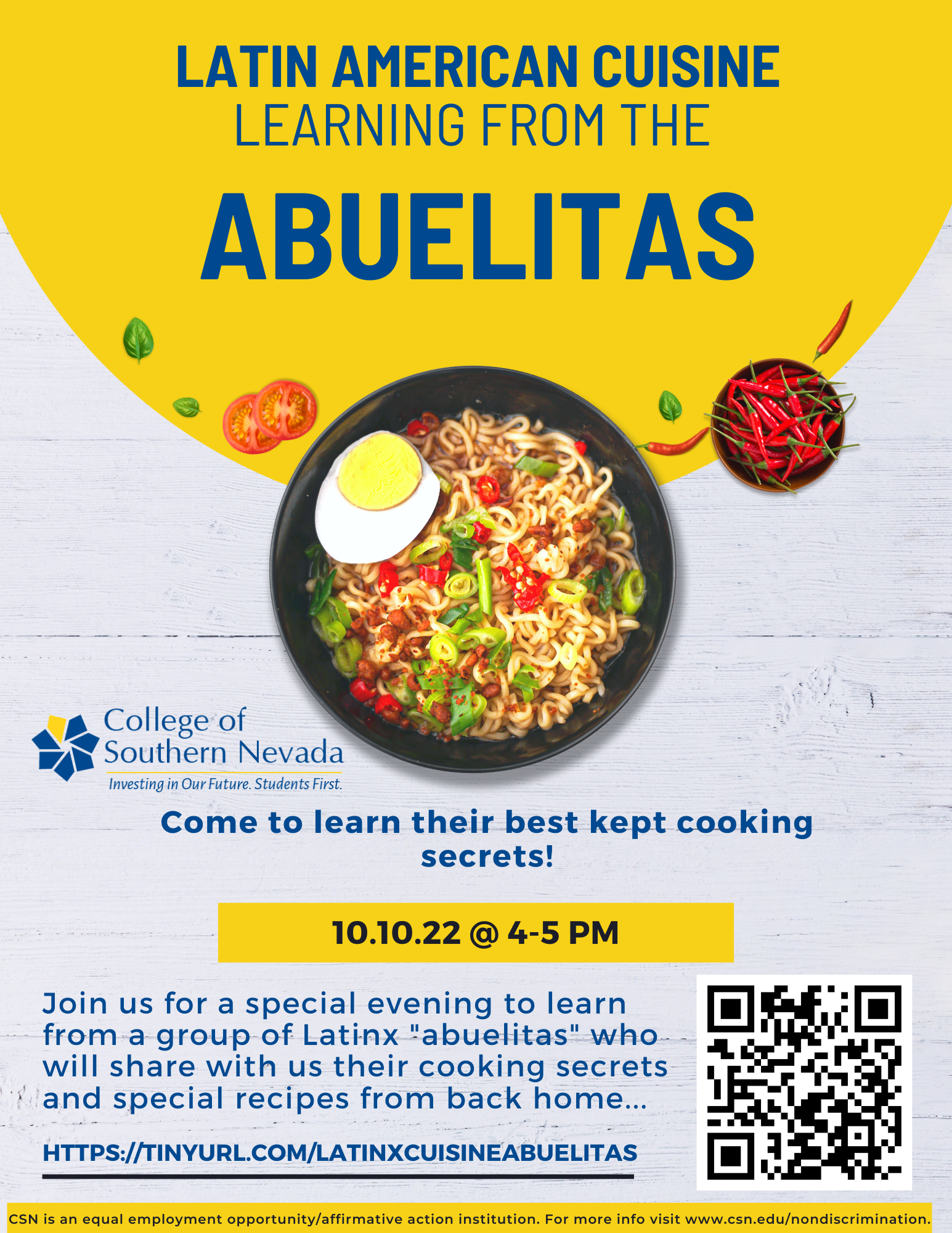 Latin American Cuisine Learning From The Abuelitas on October 10, 2022