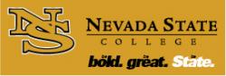 Nevada State College graphic. Be Bold. Be Great. Be State.