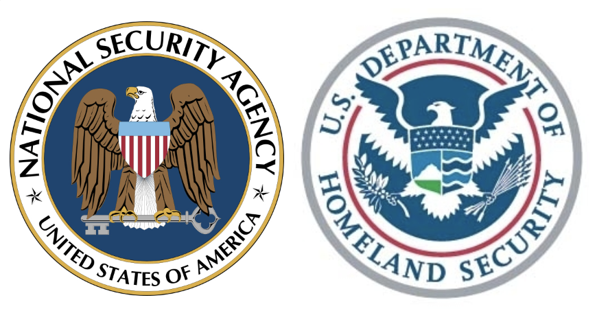 National Security Agency and Homeland Security seals