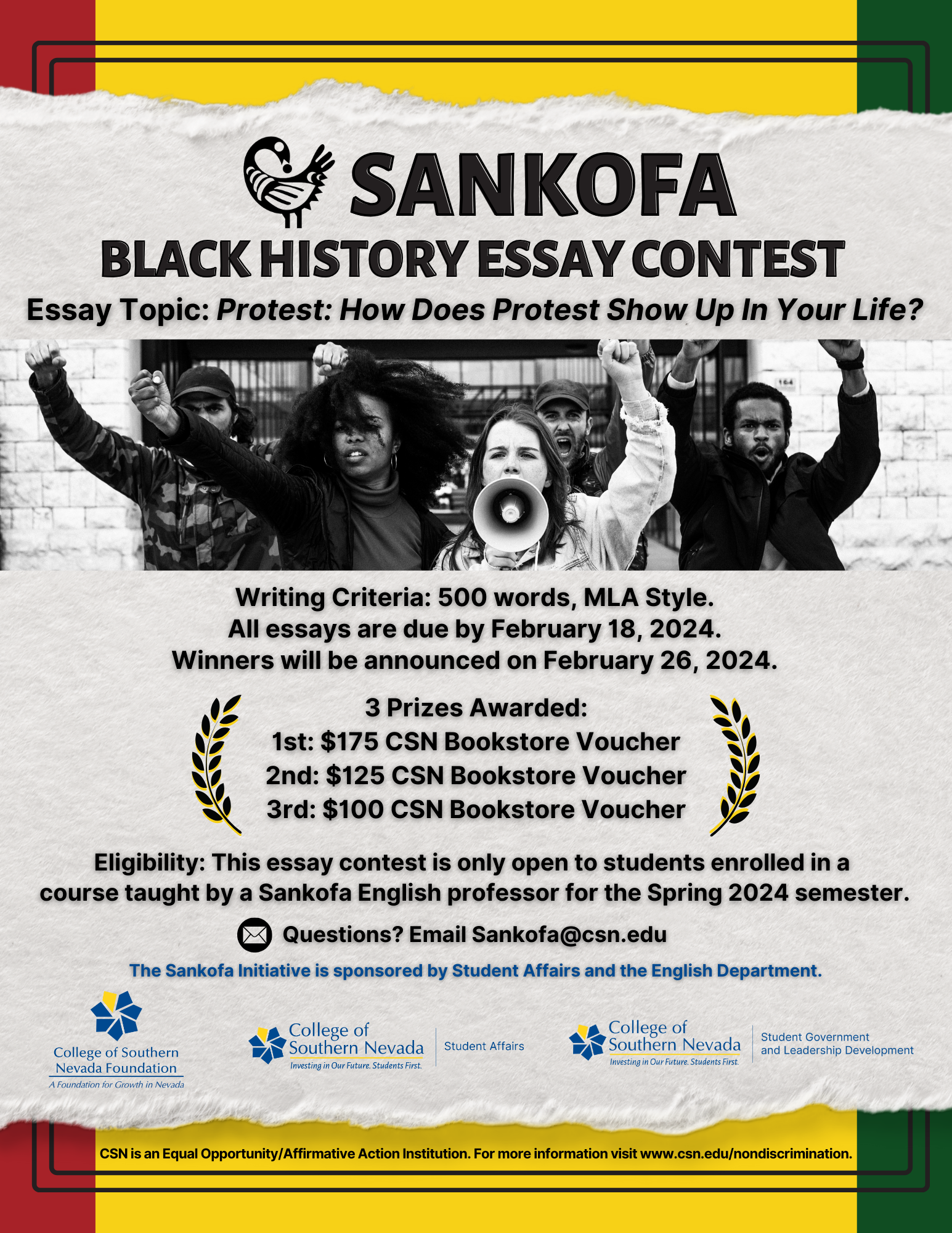 Sankofa Black History Essay Contest 2024