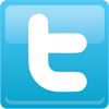 Twitter logo, link to CSN Art Galleries Twitter micro blog