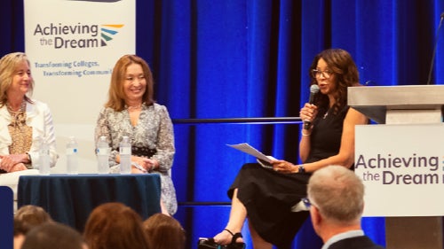 Achieving the Dream speakers talking