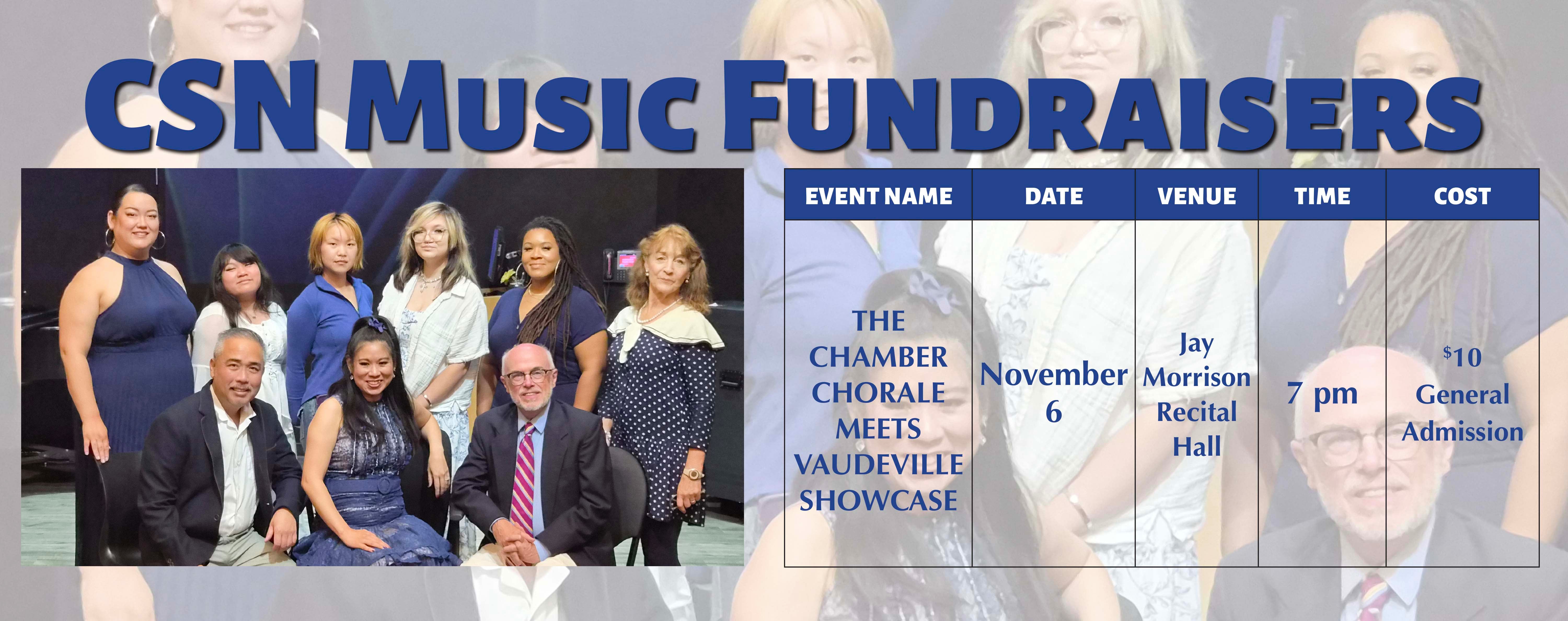 CSN Fall Semester Music Program Concerts