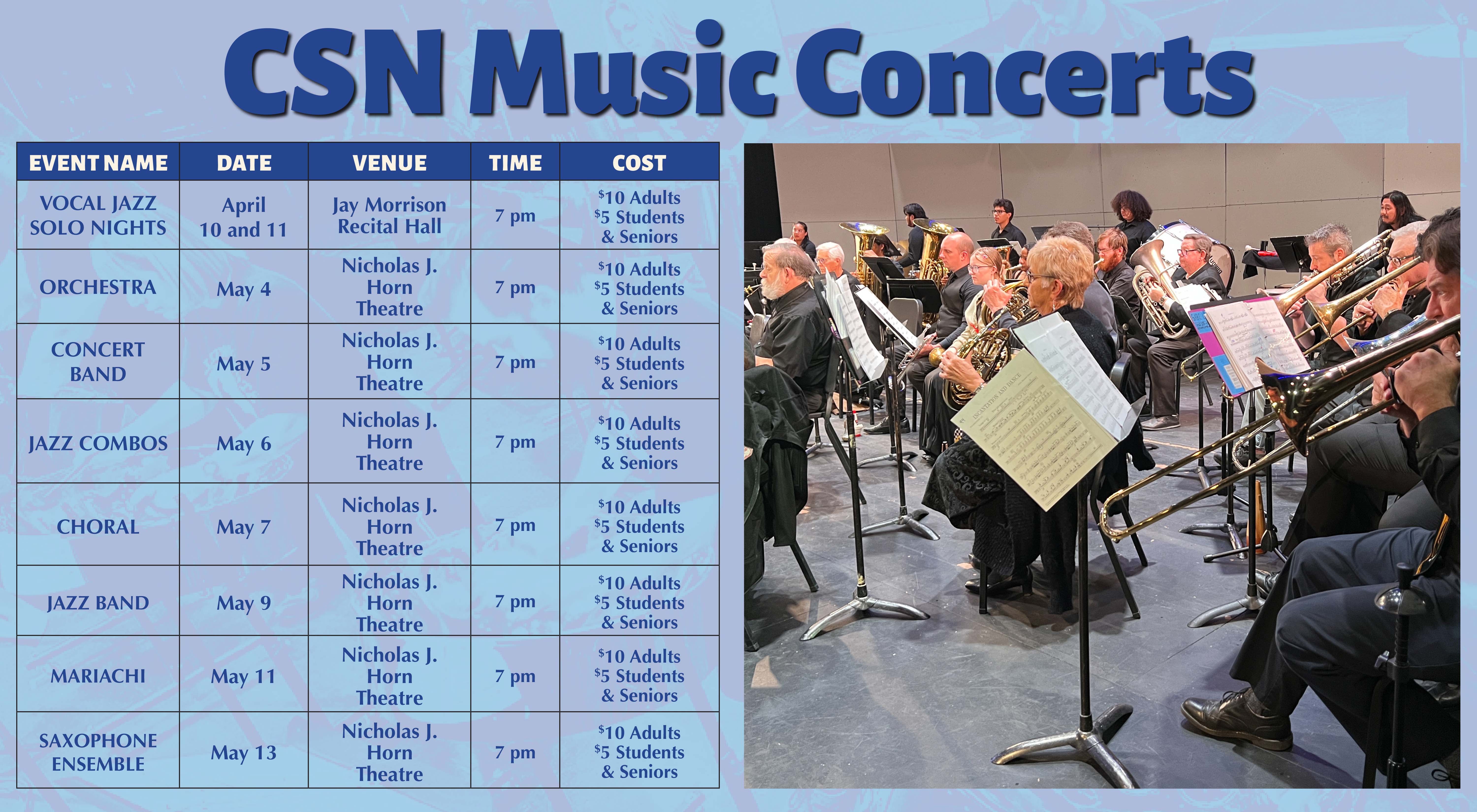 CSN Music Concerts