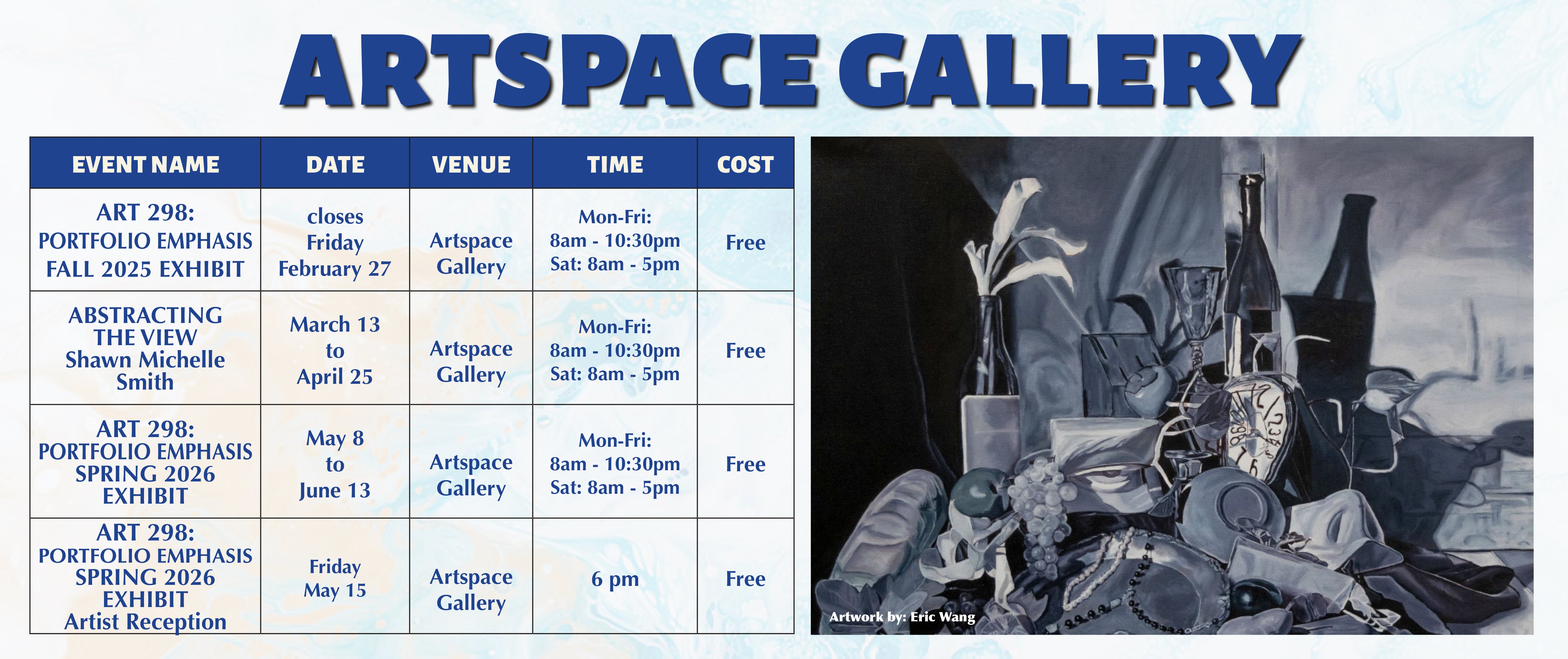 Artspace Gallery Table