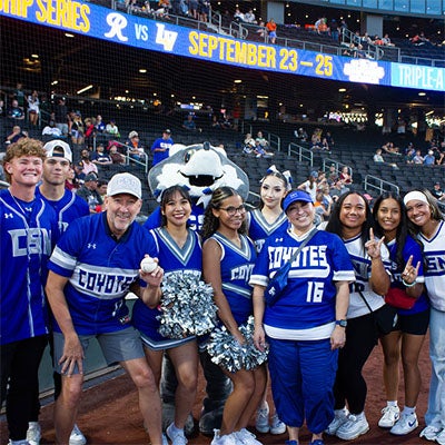 CSN Night at the Ballpark: President Klippenstein joins students and staff at CSN Night at the Ballpark.