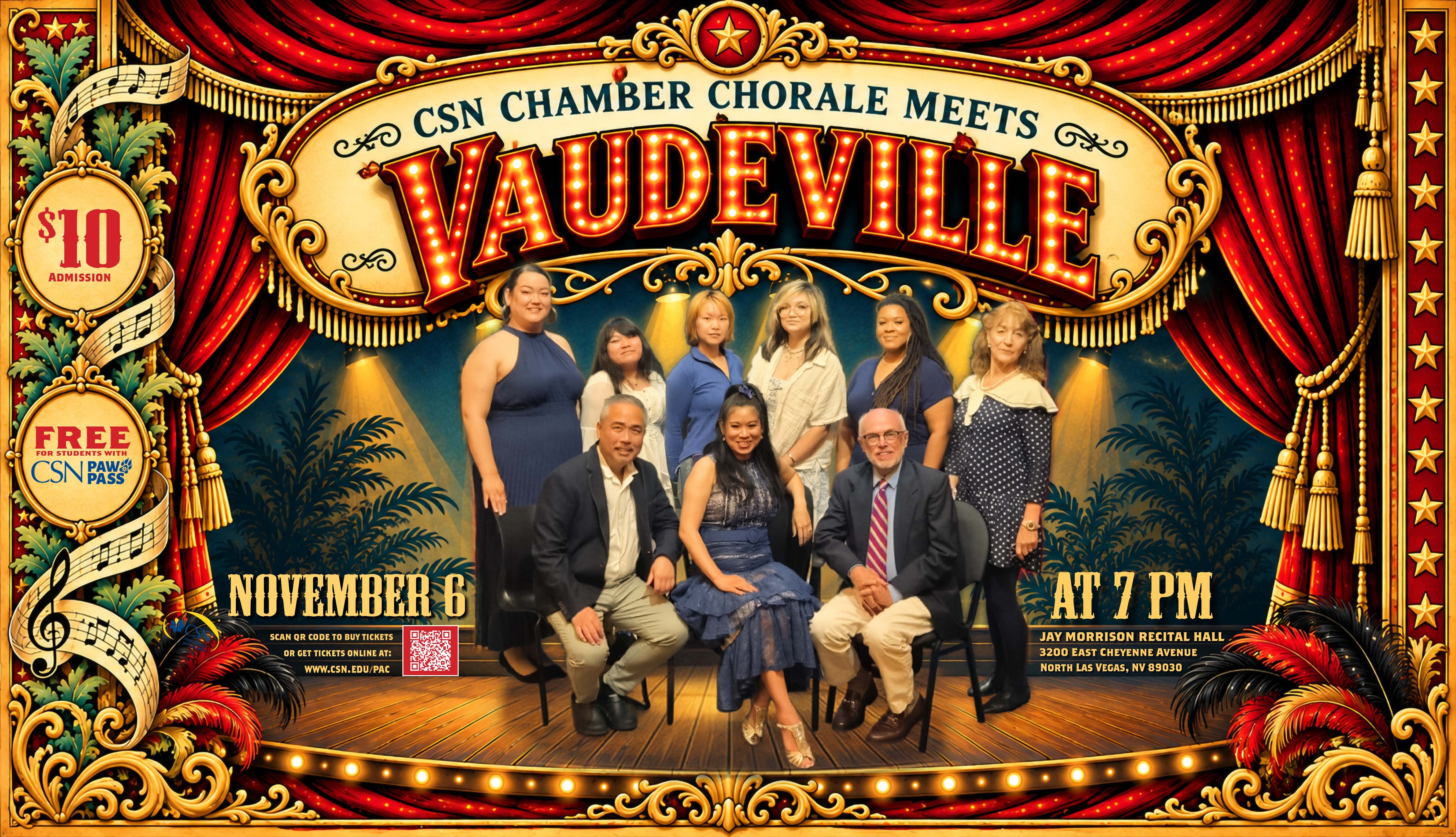 CSN Chamber Chorale Meets Vaudeville Showcase