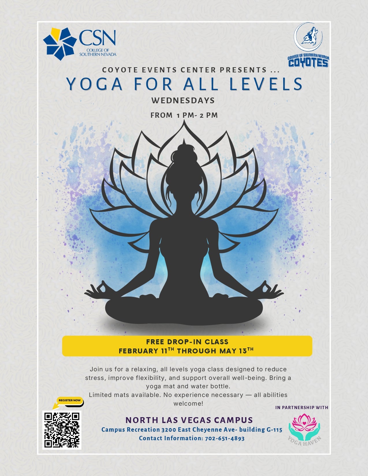 Yoga Event Flyer